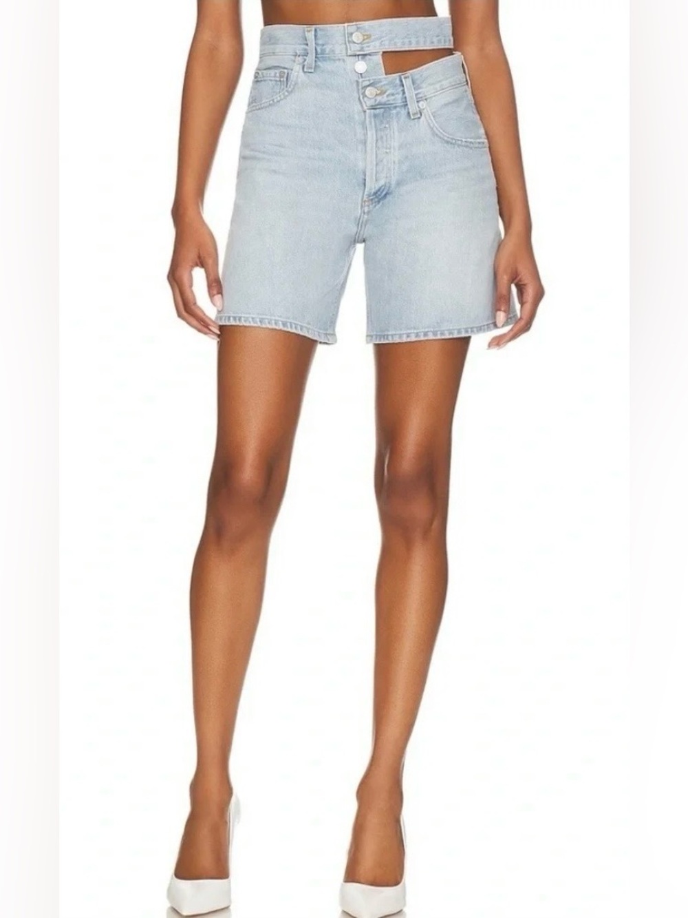 Agolde Broken Waistband Short in Attempt Size 27 (NWT)